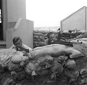 Israel Prints: Palestine Israeli Army 1947 recruits of the fledgling Israeli army seen here