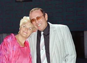 Soap Prints: Pam St. Clement and Mike Reid who play Pat and Frank Butcher in the television soap