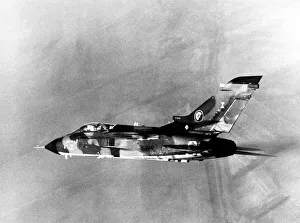 The Panavia Tornado prototype 03, (the first dual control trainer), twin-engine