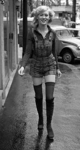 Paris Fashion Shorts and the French Girl'Marina Weiss wearing her own shorts