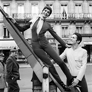Paris Fashions: Ruben Torres, designer of these lookalike jumpsuits