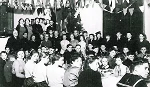 01422 Collection: The Parish Room. Celebration is thought to be VE Day