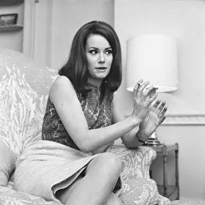 Parisienne actress Claudine Auger who will play Domino in the James Bond film