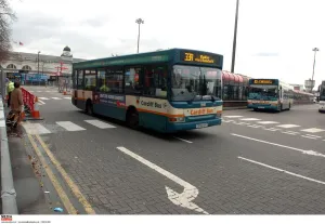 00576 Prints: A partially-sighted man has accused Cardiff Bus drivers of routinely flouting equality