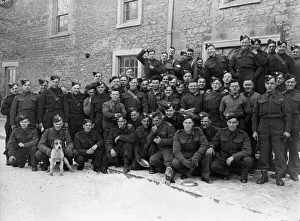 Parts of B and D Companies of the East Yorkshire Regiment pictured at Stow On The World
