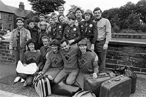This party of scouts, venture scouts and leaders from the 43rd Crosland Moor group left