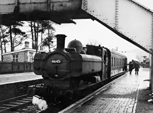 00518 Prints: A passenger train leaving Bala Station on the Bala-Blaenau Ffestiniog line
