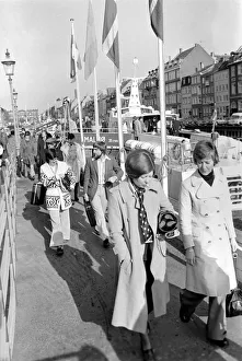 Ferry Prints: Passengers disembark from the Malmo (Sweden) hydrofoil at their final destination