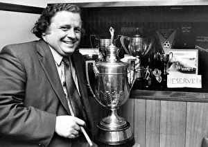 Chairman Prints: Past Alvechurch glories are reflected in the Lye Meadow trophy cupboard as Chairman Don