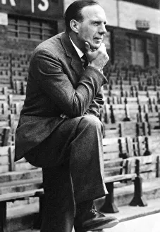 Thinking Prints: Pat Beasley ponders the view at Birmingham city football club