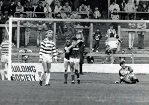 Pat Bonner Celtic goalkeeper 3rd May 1987 Sport football Celtic Packy Bonner