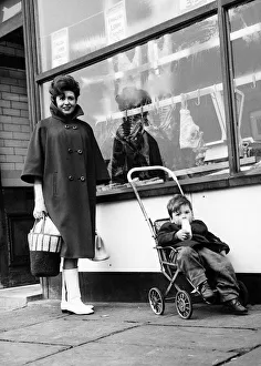 Pat Phoenix British Actress starred in Crossroad Pictured on location