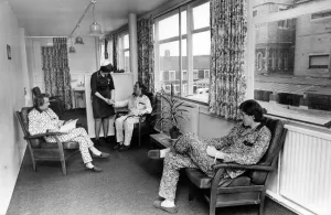 Medical Prints: Patients at a ward in Cardiff Royal Infirmary now have a day room where they can relax