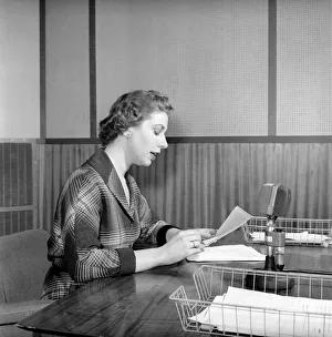 Patricia Cox newsreader and television presenter for Midlands I. T. V