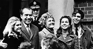 00009 Prints: Patricia Nixon Wife of American President with her husband Richard Nixon