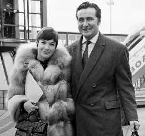 Patrick MacNee actor with wife Catherine 1967
