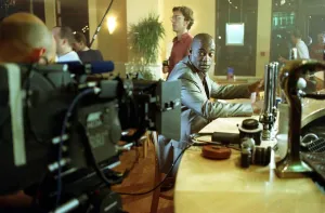 Patrick Robinson actor on the set of his new film Bee Stung Wasp