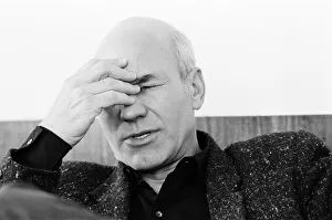 00845 Prints: Patrick Stewart, actor, who is playing the role of Captain Jean Luc Picard in Star Trek
