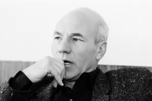 00845 Prints: Patrick Stewart, actor, who is playing the role of Captain Jean Luc Picard in Star Trek