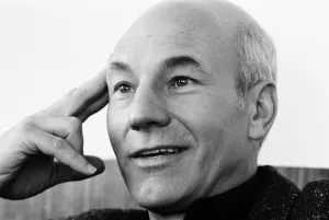 00845 Prints: Patrick Stewart, actor, who is playing the role of Captain Jean Luc Picard in Star Trek