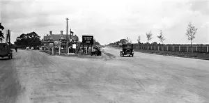 a Patrol box on the newly opened Colnbrook by-pass (A4) at Harmondsworth