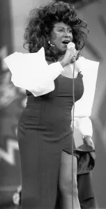Patti Labelle pop singer at Mandela Day concert 1990 Wembley Stadium