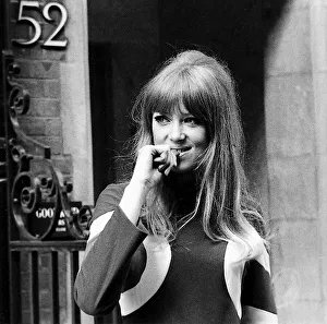 Pattie Boyd returns to modelling for the first time since her marriage to George Harrison
