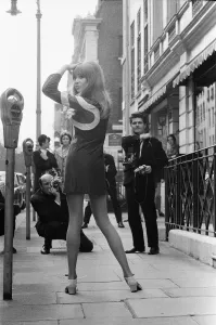 Pattie Boyd returns to modelling for the first time since her marriage to George Harrison