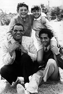 Paul Barber re-united with his brother Patrick and his children Simon and Reanne