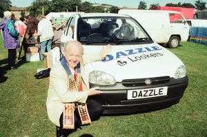 00920 Prints: Paul Daniels, magician, opens the St Lukes Gala Fun Day, Middlesbrough