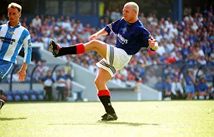 Paul Gascoigne of Rangers in action during their Scottish League cup tie against Morton