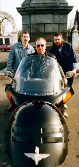 Motorcycles0414 Prints: Paul Hammersley (left), Dave Evans and Roy Gilkes (right