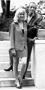 High Heels Prints: Paul Hogan actor comedian with girlfriend Linda Kozlowski, June 1988