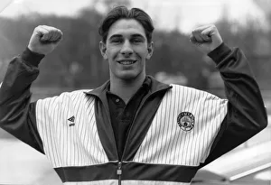 00242 Prints: Paul Lake Manchester City football player January 1990