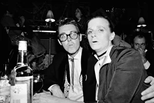 Beatles Prints: Paul & Linda Mccartney at Buddy Holly party in London 1982