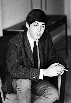 Paul McCartney pictured at the London residence of Daily Mirror