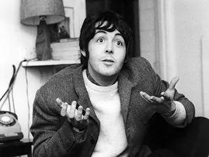 Paul McCartney seen here at his home in St Johns Wood following much criticism of