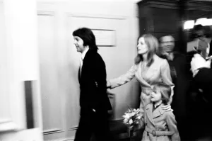 Linda Prints: Paul McCartney weds Linda Eastman at Marylebone Registry Office, London