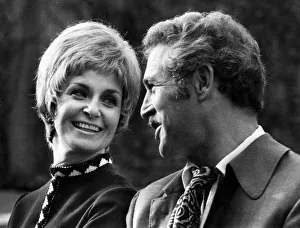 Paul Newman and wife Joanna Woodward in London Oct 1969