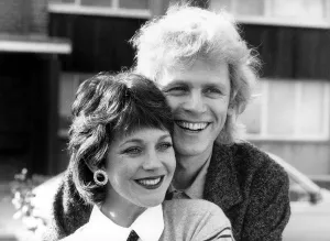 Paul Nicholas Actor with Jan Francis - stars in the TV Programme Just Good Friends