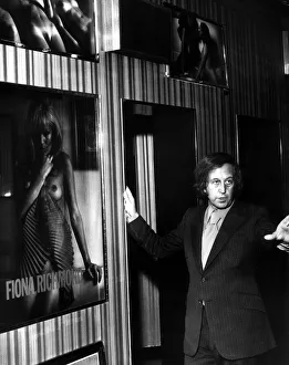 Sex Industry Prints: Paul Raymond at the Whitehall Theatre London October 1972 talking about the nude