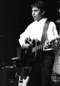 Paul Simon seen here performing on stage at the Royal Albert Hall during his