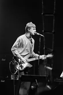 Rickenbacker Prints: Paul Weller of The Jam on stage for the groups last gig at the Brighton Conference Centre