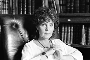 01145 Prints: Pauline Collins on the set of The Black Tower'in Norfolk. 25th July 1985