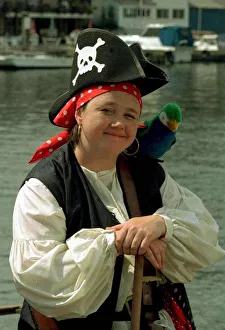 Pauline Quirke Actress Filming on the River Thames for the BBC TV Childrens Programme