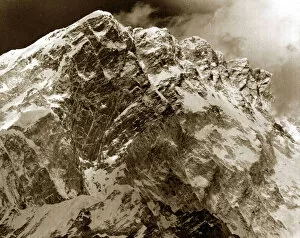 00006 Collection: The Three Peaks of Mount Nuptse in the Himalayas - May 1974 taken from 16