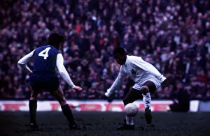 Images Dated 28th February 1972: Pele at the match Sheffield Wednesday v Santos