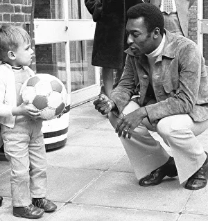 Trousers Prints: Pele meets Pele. A two and a half year old from Shepherds Bush named Pele Jairzinho