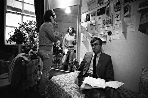 Penelope Keith and her husband Rodney Timpson backstage at the Apollo Theatre