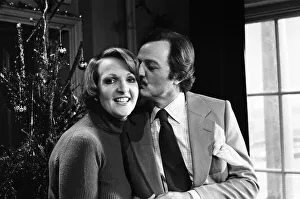 01170 Prints: Penelope Keith and Peter Bowles filming the Christmas episode of